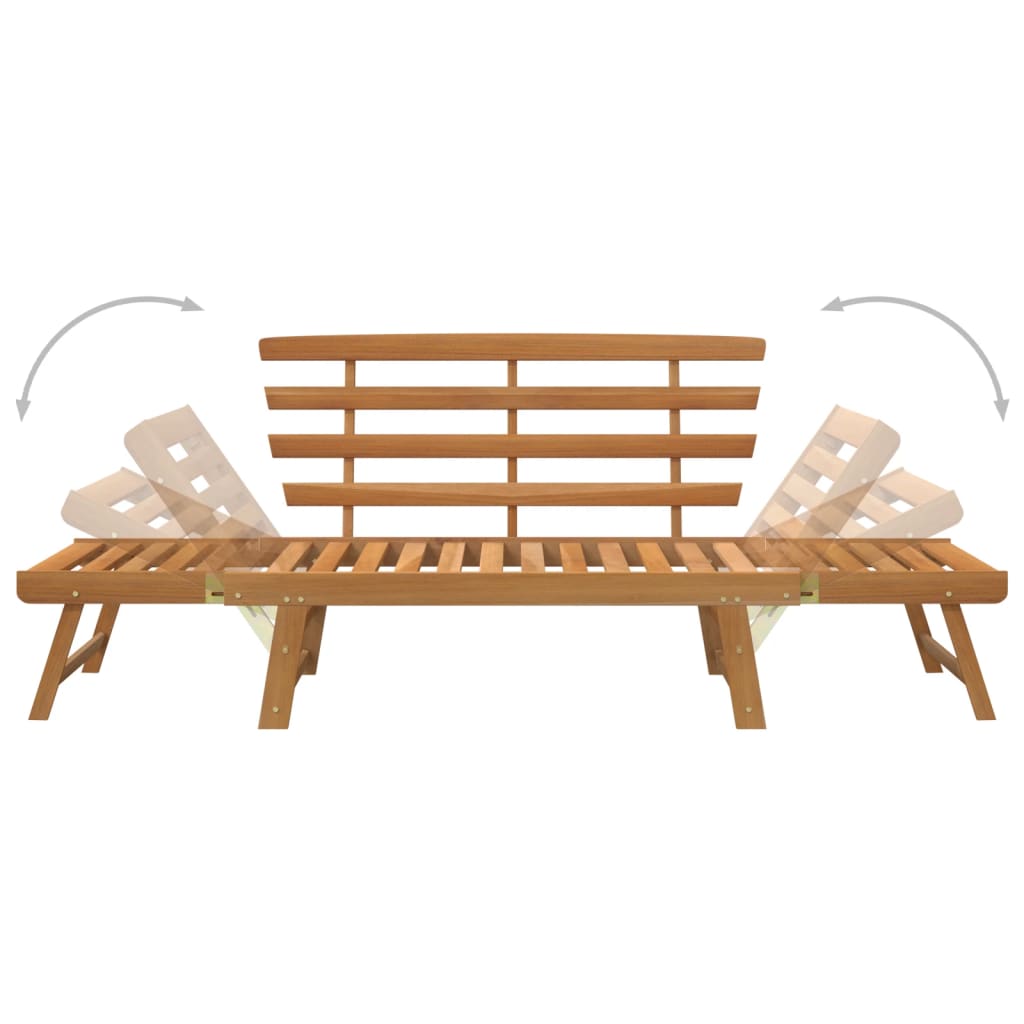 garden-bench-2-in-1-190-cm-solid-acacia-wood At Willow and Wine