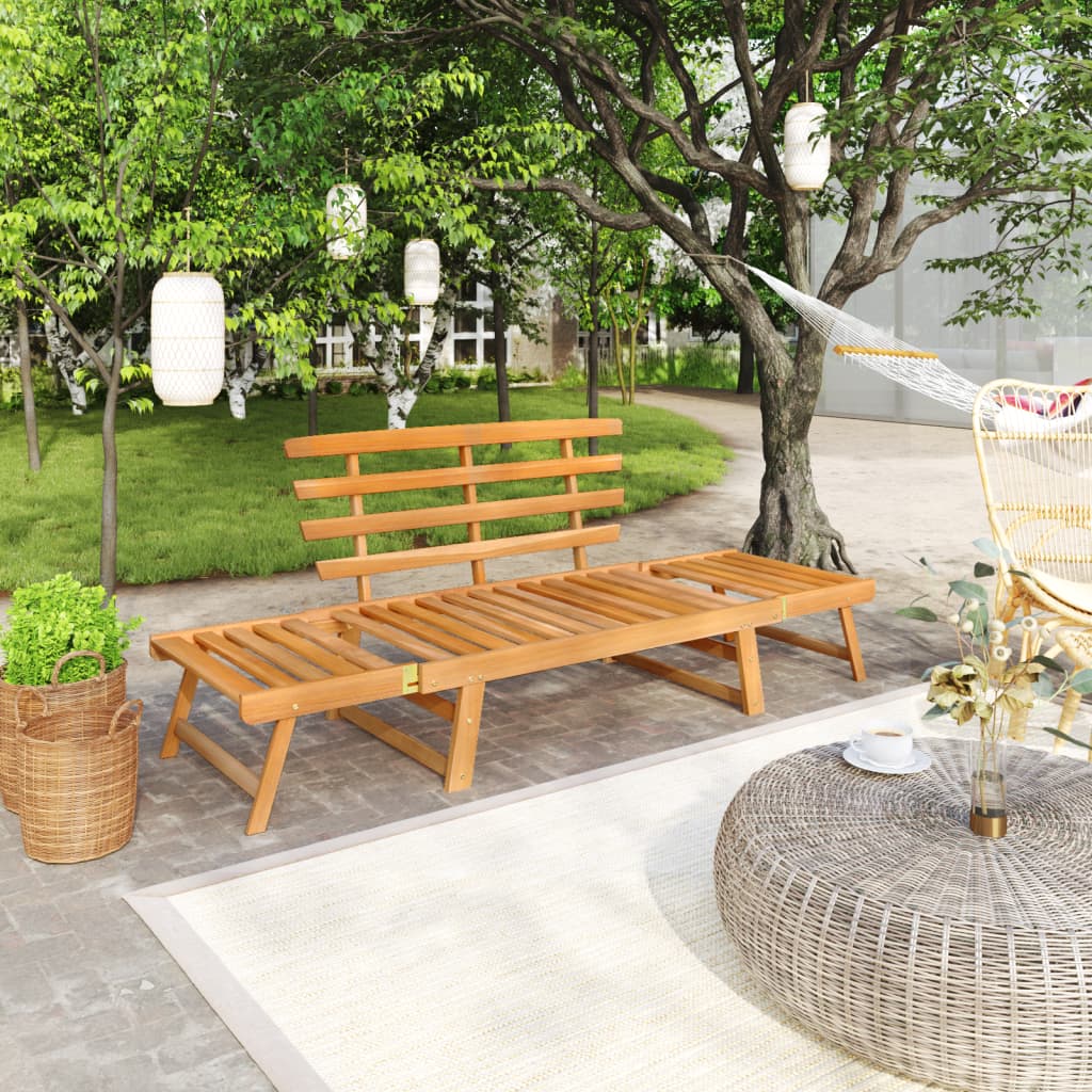 garden-bench-2-in-1-190-cm-solid-acacia-wood At Willow and Wine