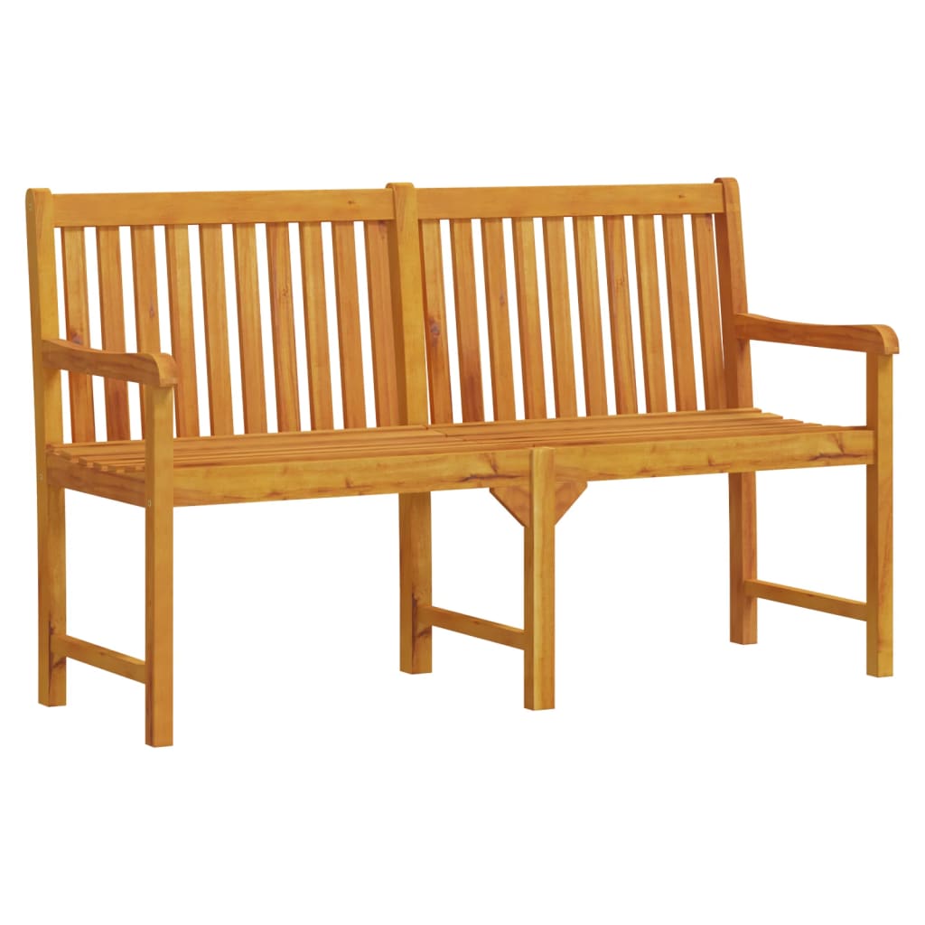 garden-bench-150-cm-solid-acacia-wood At Willow and Wine