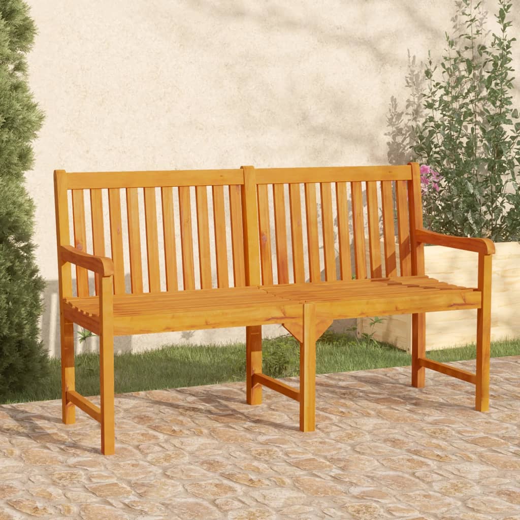 garden-bench-150-cm-solid-acacia-wood At Willow and Wine