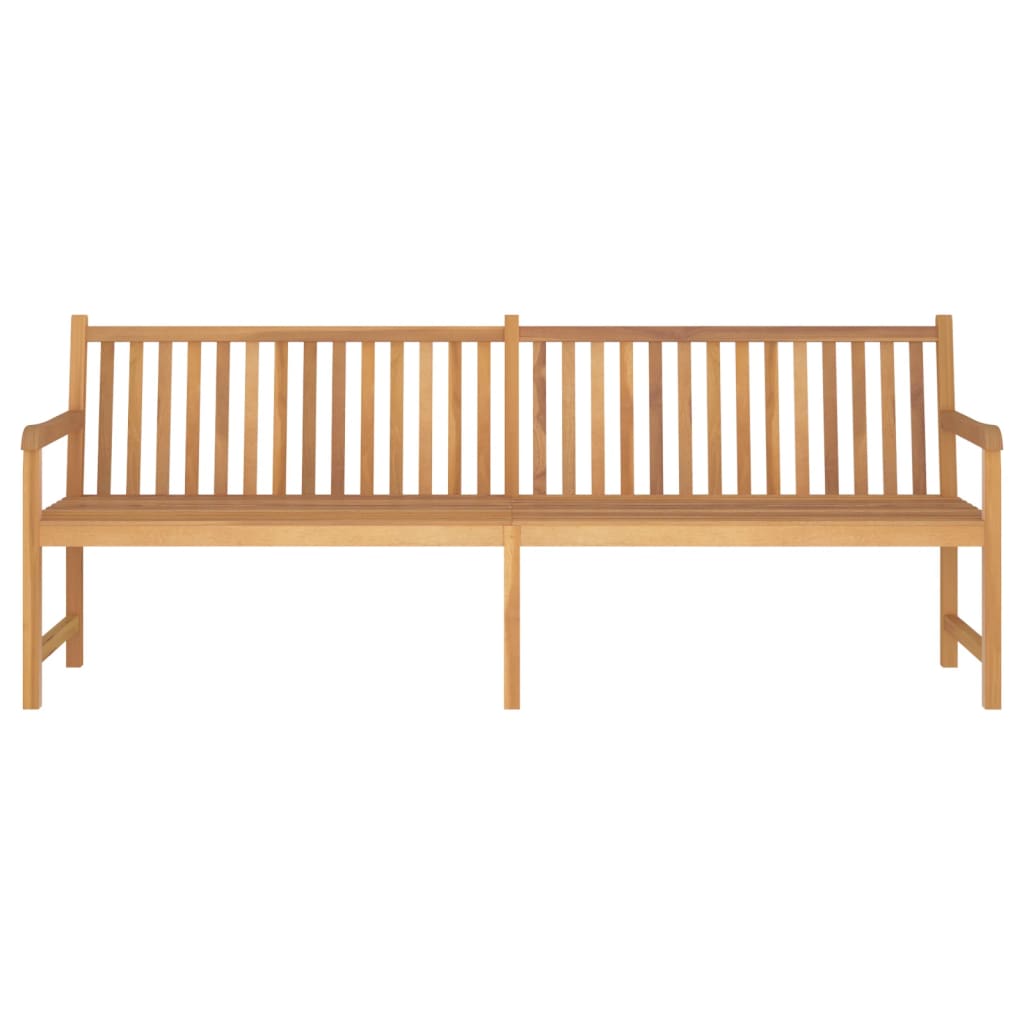 vidaXL Garden Bench 228 cm Solid Teak Wood