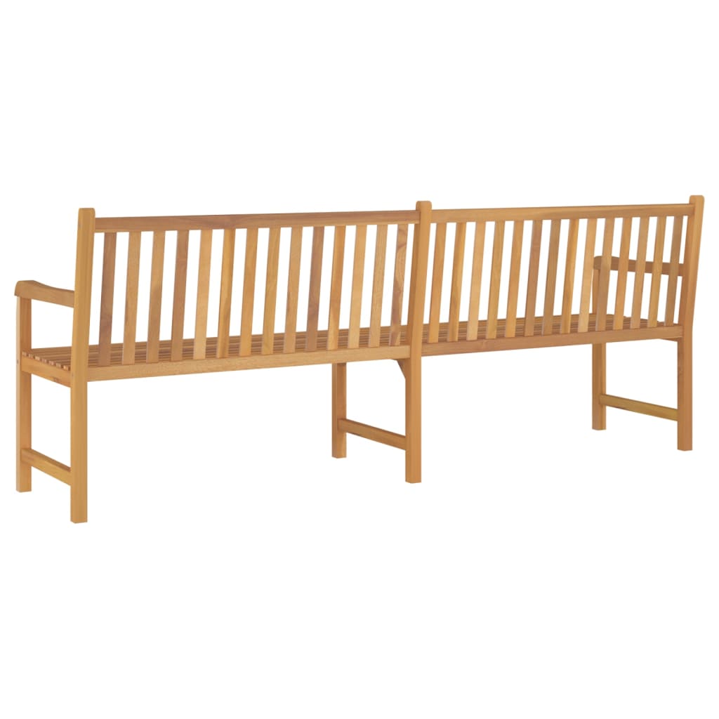 vidaXL Garden Bench 228 cm Solid Teak Wood