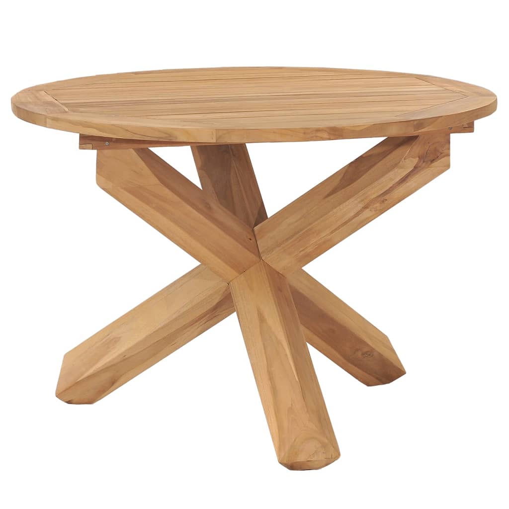 vidaXL Garden Dining Table ��110x75 cm Solid Teak Wood