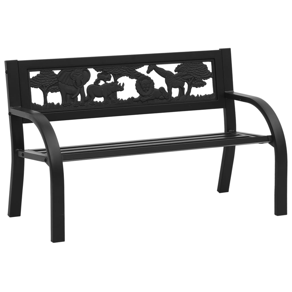 vidaXL Children Garden Bench 86 cm Steel at Willow and Wine!