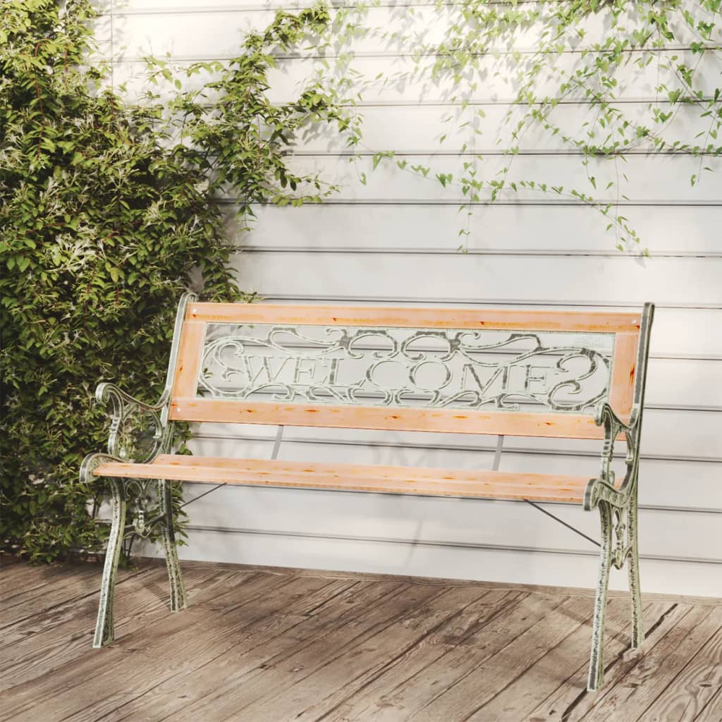 vidaXL Garden Bench 122 cm Wood