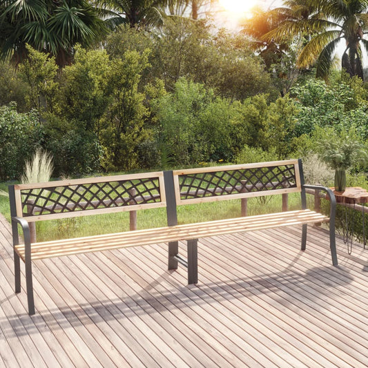 twin-garden-bench-238-cm-chinese-fir-wood At Willow and Wine