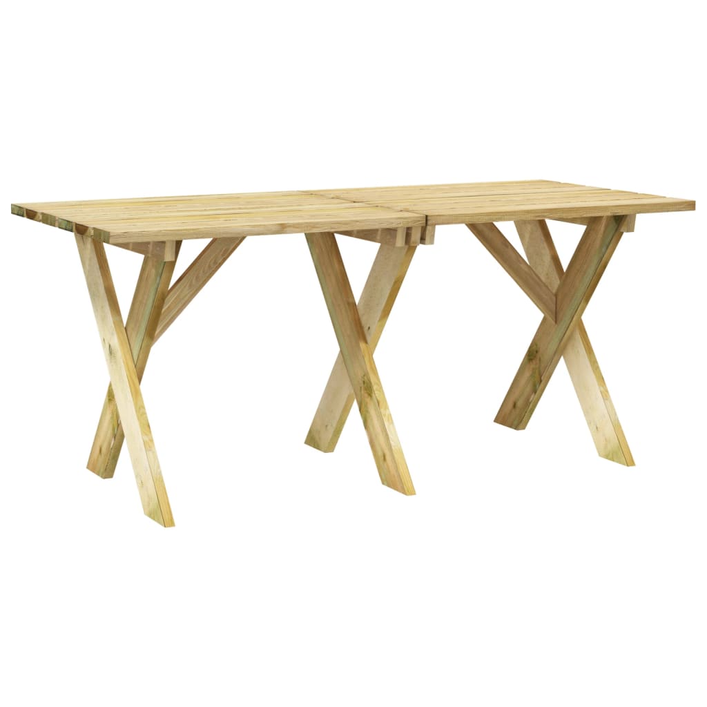 Garden Table 160x73x70 cm Impregnated Pinewood at Willow and Wine!