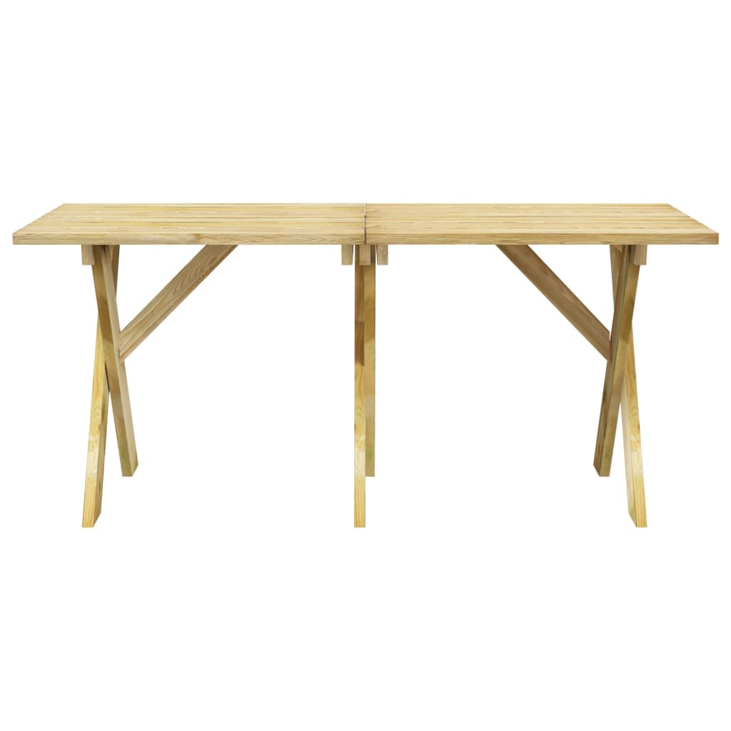 Garden Table 160x73x70 cm Impregnated Pinewood at Willow and Wine!