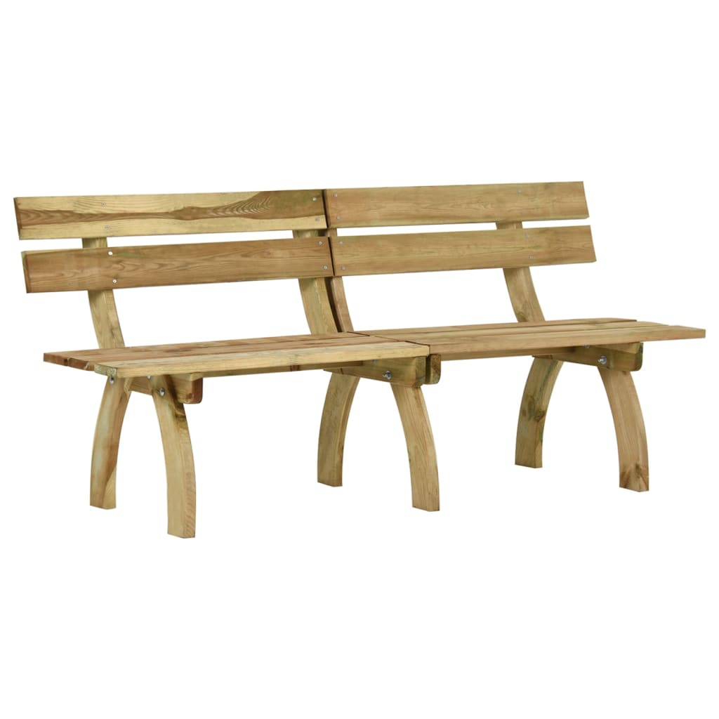 vidaXL Garden Bench 160 cm Impregnated Pinewood