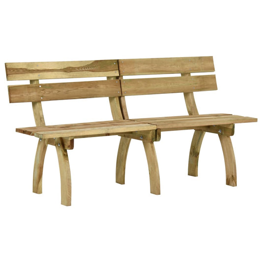 vidaXL Garden Bench 160 cm Impregnated Pinewood