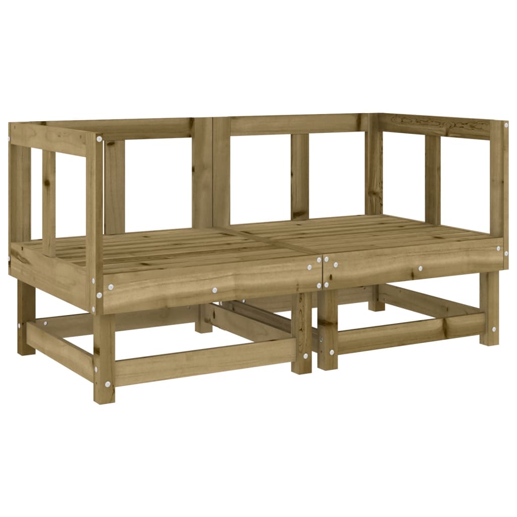 vidaXL 11 Piece Garden Lounge Set Impregnated Wood Pine