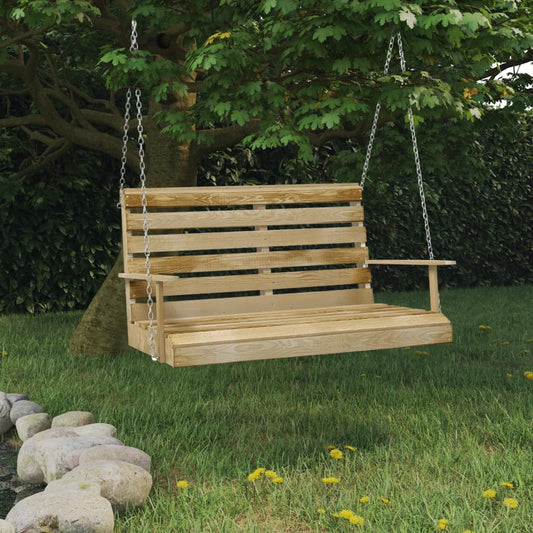 vidaXL Swing Bench 110 cm Impregnated Pinewood