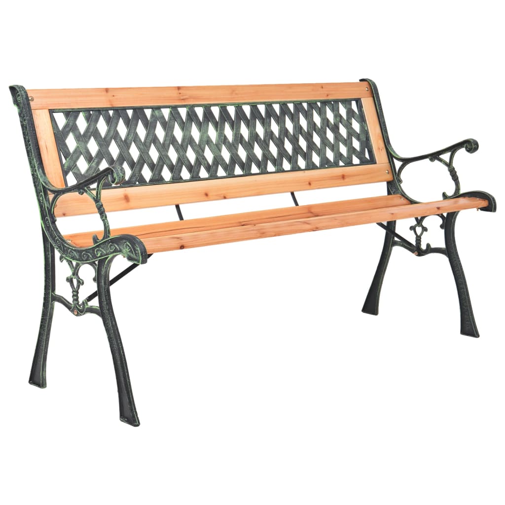 vidaXL Garden Bench 122 cm Wood