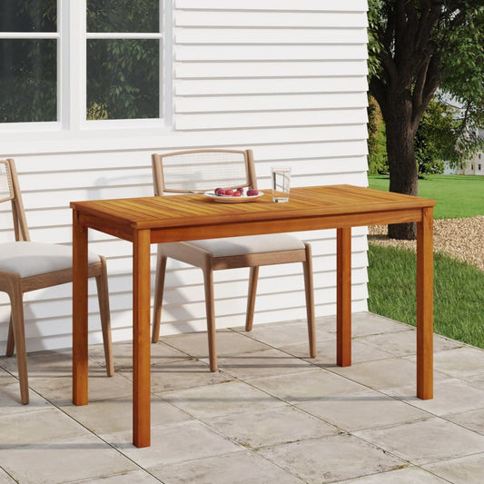 vidaXL Garden Table 110x55x67 cm Solid Wood Acacia at Willow and Wine!