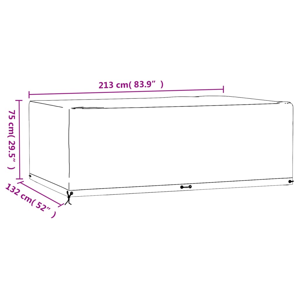 garden-furniture-cover-12-eyelets-213x132x75-cm-rectangular-930401 At Willoe and Wine!