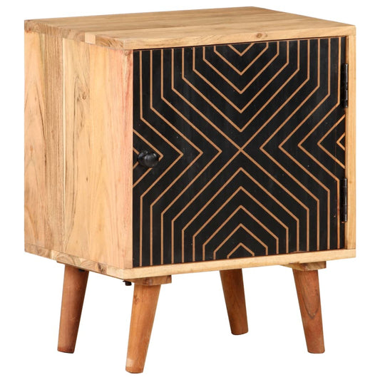 vidaXL Bedside Cabinet 40x30x50 cm Solid Acacia Wood at Willow and Wine!