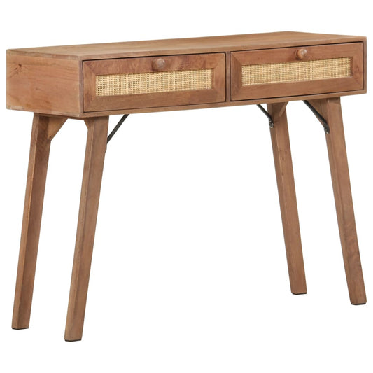 vidaXL Console Table 100x35x76 cm Solid Mango Wood at Willow and Wine!