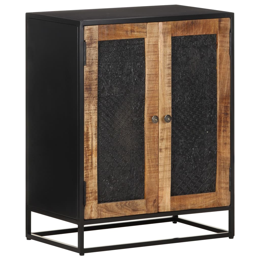 vidaXL Sideboard 60x35x75 cm Rough Mango Wood at Willow and Wine!