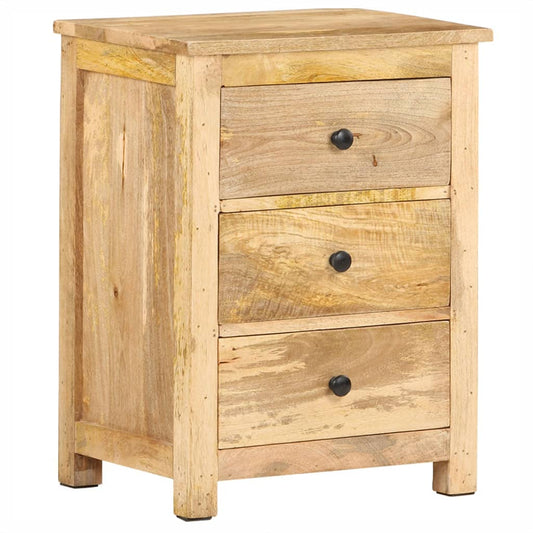 vidaXL Bedside Cabinet 45x35x60 cm Solid Mango Wood at Willow and Wine!