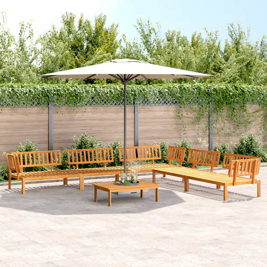 6 Piece Garden Pallet Sofa Set Solid Wood Acacia