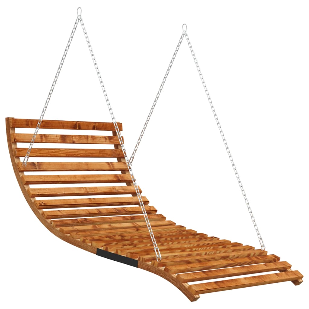 swing-bed-solid-wood-spruce-with-teak-finish-919098 At Willow and Wine