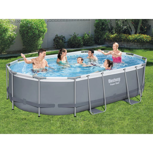 bestway-power-steel-swimming-pool-set-oval-488x305x107-cm At Willow and Wine