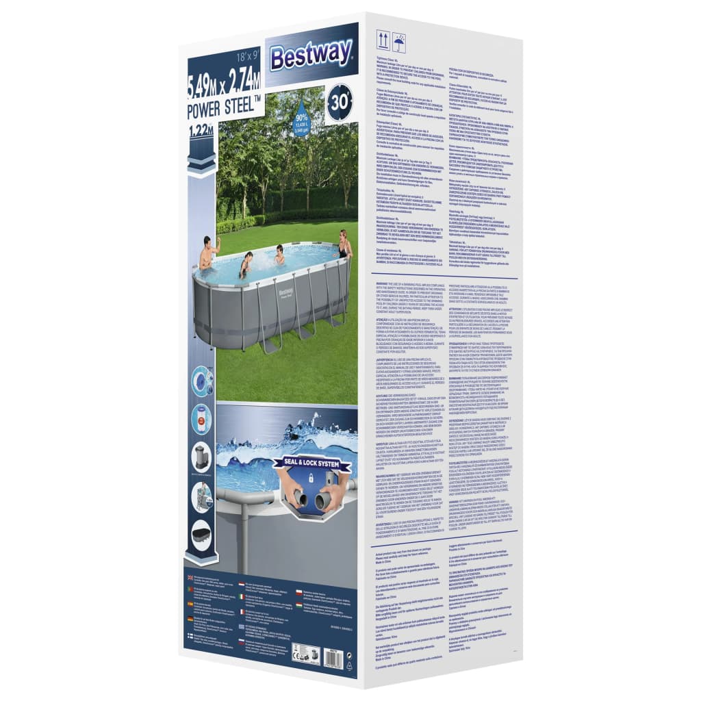 bestway-power-steel-above-ground-pool-oval-549x274x122-cm At Willow and Wine