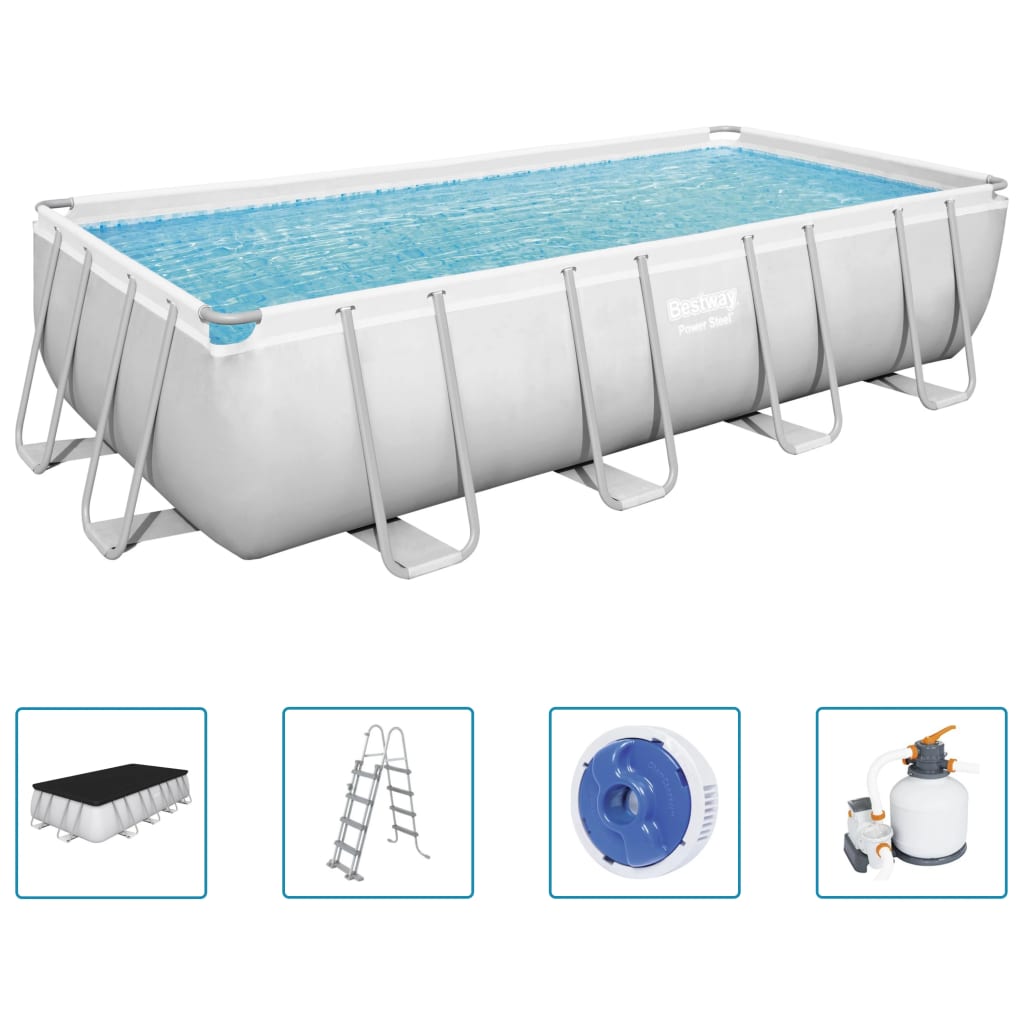 bestway-power-steel-swimming-pool-set-rectangular-549x274x122-cm At Willow and Wine