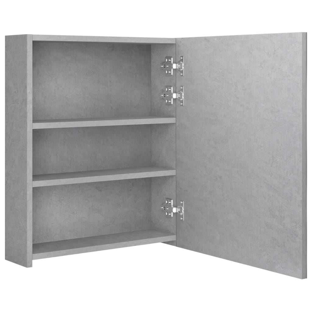 led-bathroom-mirror-cabinet-concrete-grey-50x14x60-cm At Willow and Wine