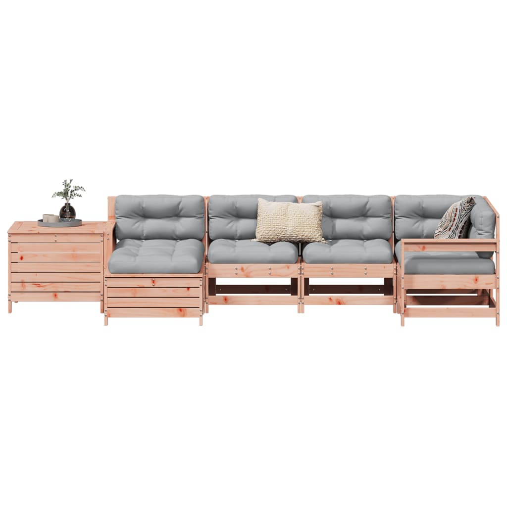 vidaXL 7 Piece Garden Sofa Set Solid Wood Douglas Fir