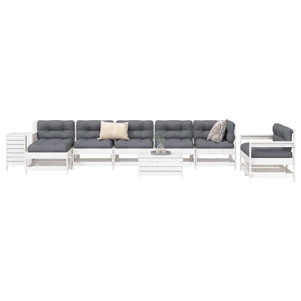 vidaXL 10 Piece Garden Sofa Set Solid Wood Douglas Fir