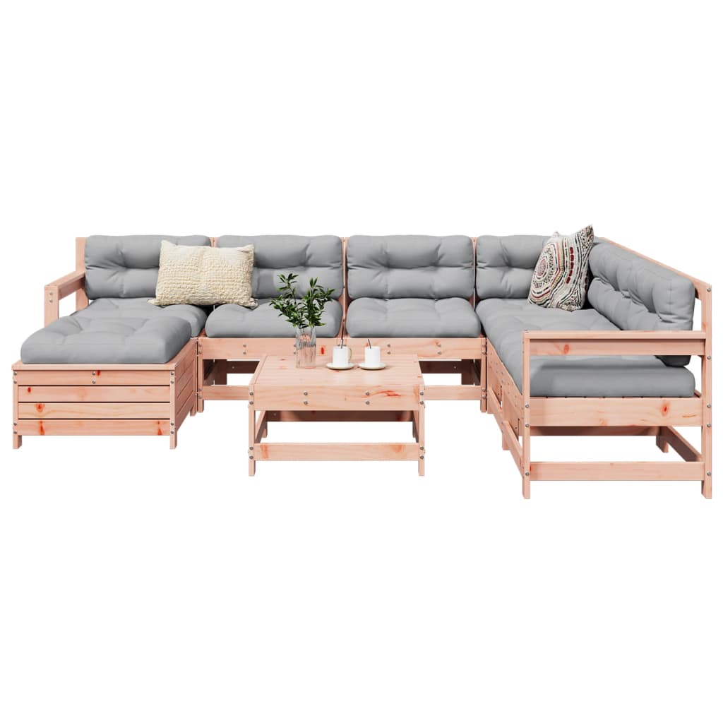 vidaXL 8 Piece Garden Sofa Set Impregnated Wood Pine