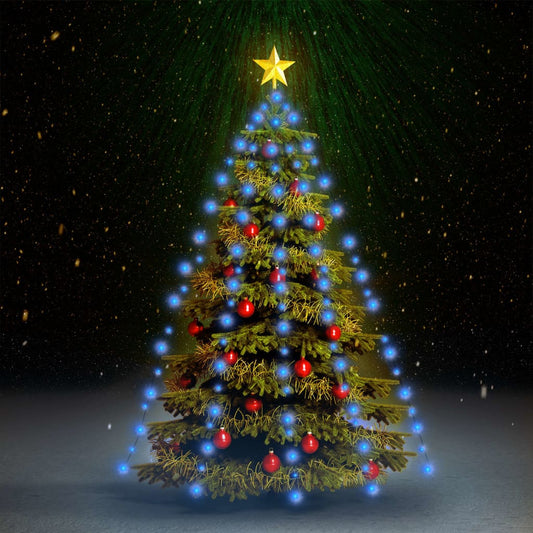 christmas-tree-net-lights-with-210-leds-blue-210-cm At Willow and Wine