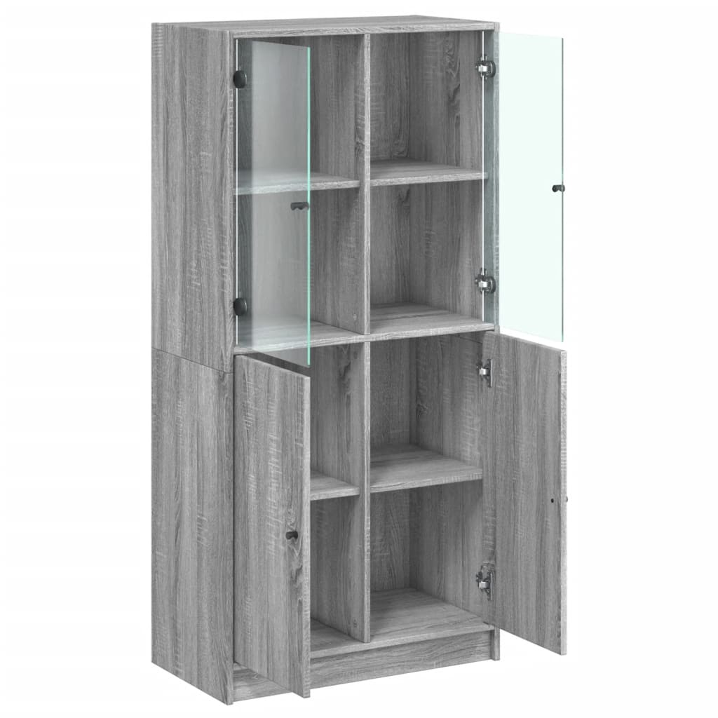 highboard-with-doors-grey-sonoma-68x37x142-cm-engineered-wood-927945 At Willow and Wine