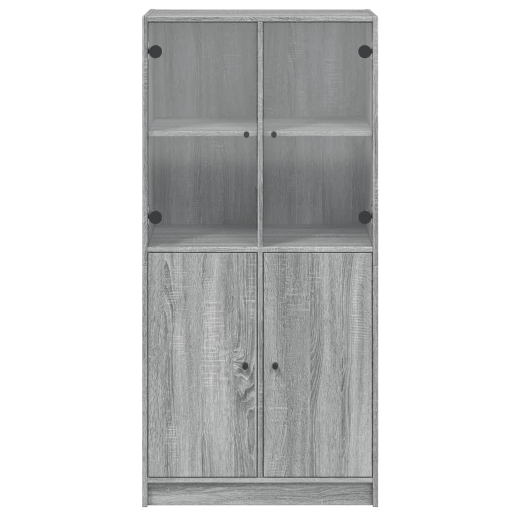 highboard-with-doors-grey-sonoma-68x37x142-cm-engineered-wood-927945 At Willow and Wine