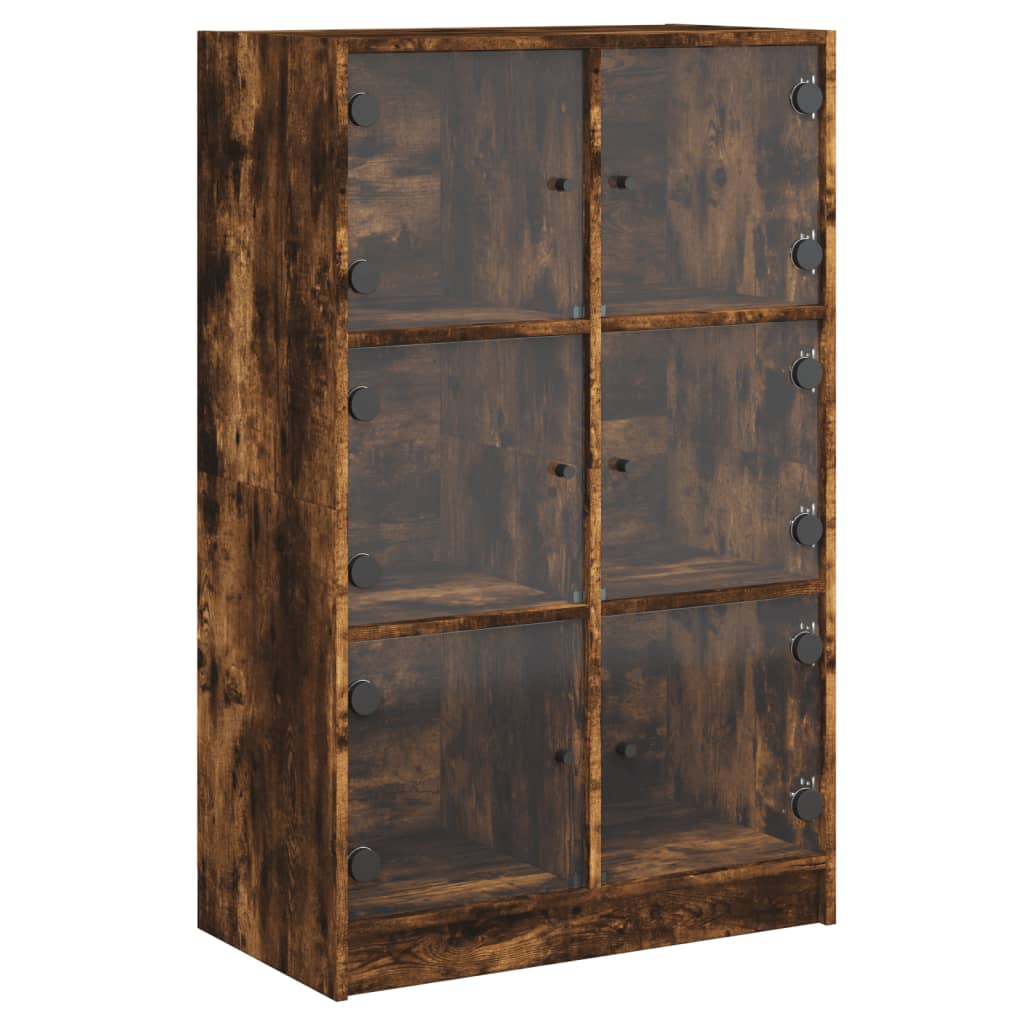 highboard-with-doors-smoked-oak-68x37x109-cm-engineered-wood-927928 At Willow and Wine