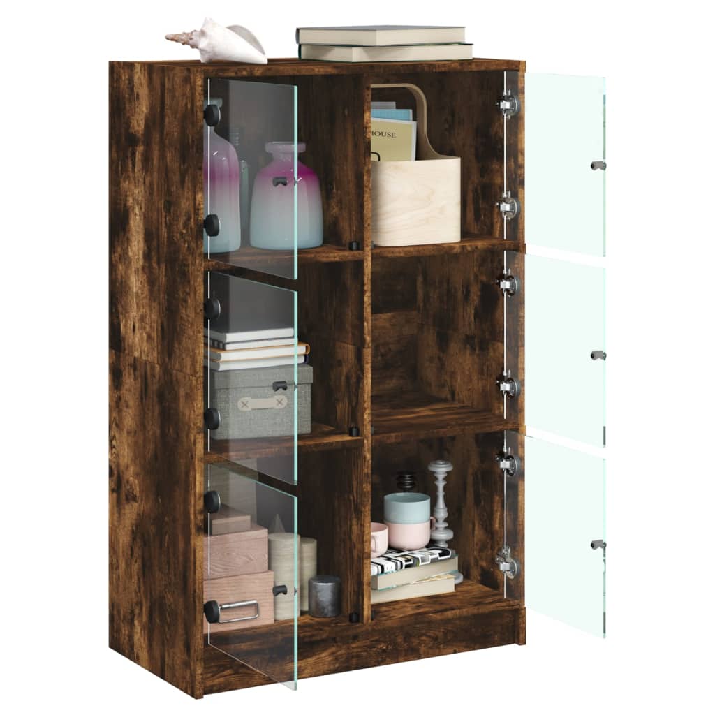 highboard-with-doors-smoked-oak-68x37x109-cm-engineered-wood-927928 At Willow and Wine