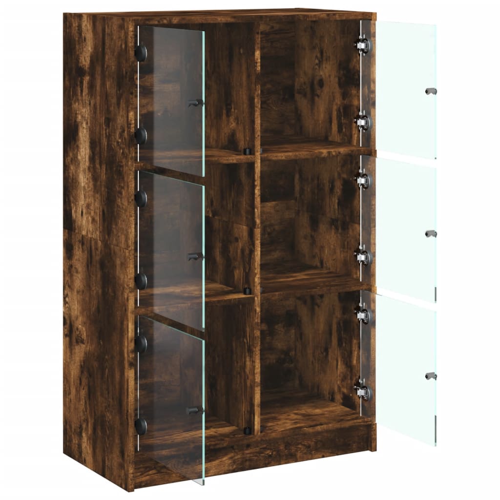 highboard-with-doors-smoked-oak-68x37x109-cm-engineered-wood-927928 At Willow and Wine