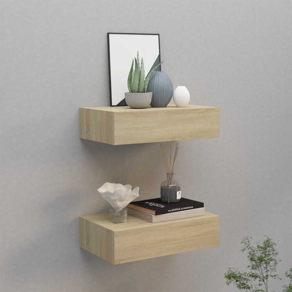 wall-mounted-drawer-shelves-2-pcs-grey-40x23-5x10cm-mdf At Willow and Wine