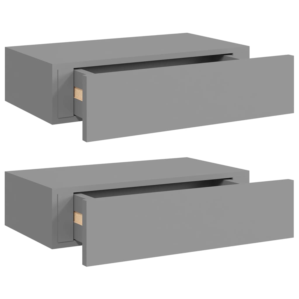 wall-mounted-drawer-shelves-2-pcs-grey-40x23-5x10cm-mdf At Willow and Wine