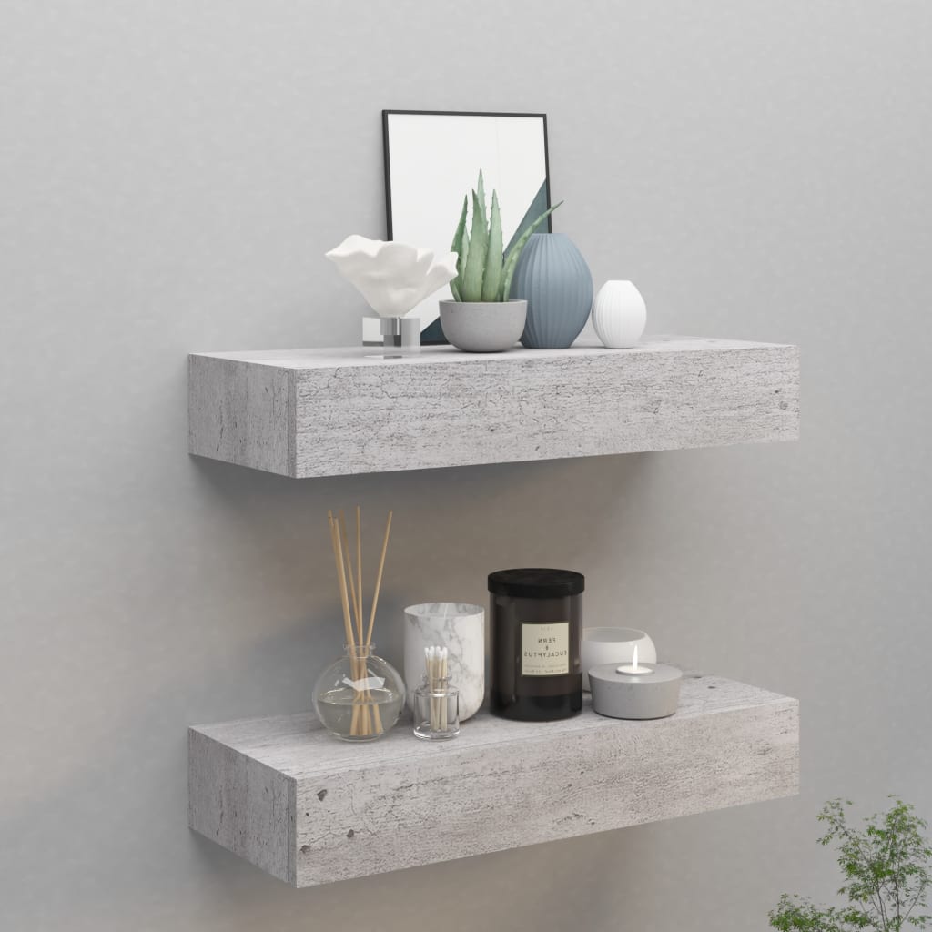 wall-mounted-drawer-shelves-2-pcs-grey-40x23-5x10cm-mdf At Willow and Wine