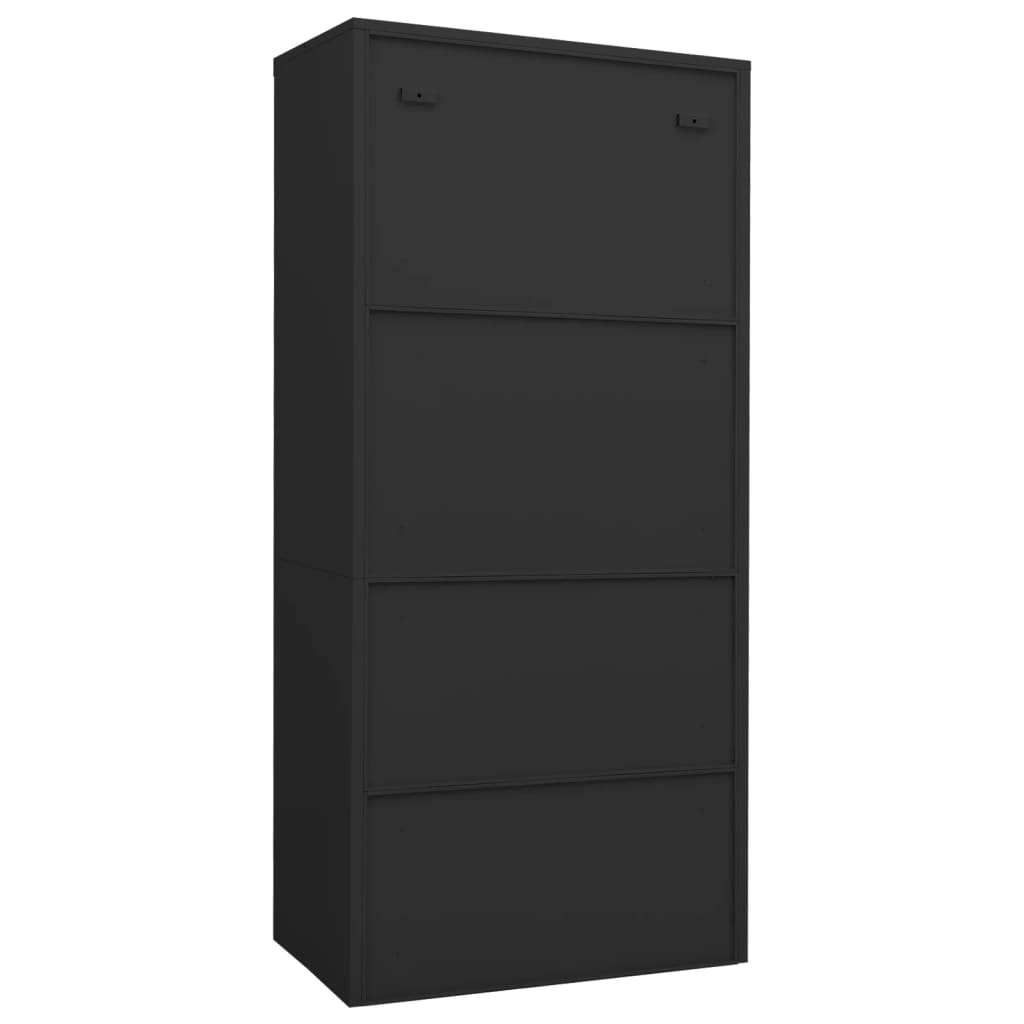 wardrobe-anthracite-80x50x180-cm-steel At Willow and Wine