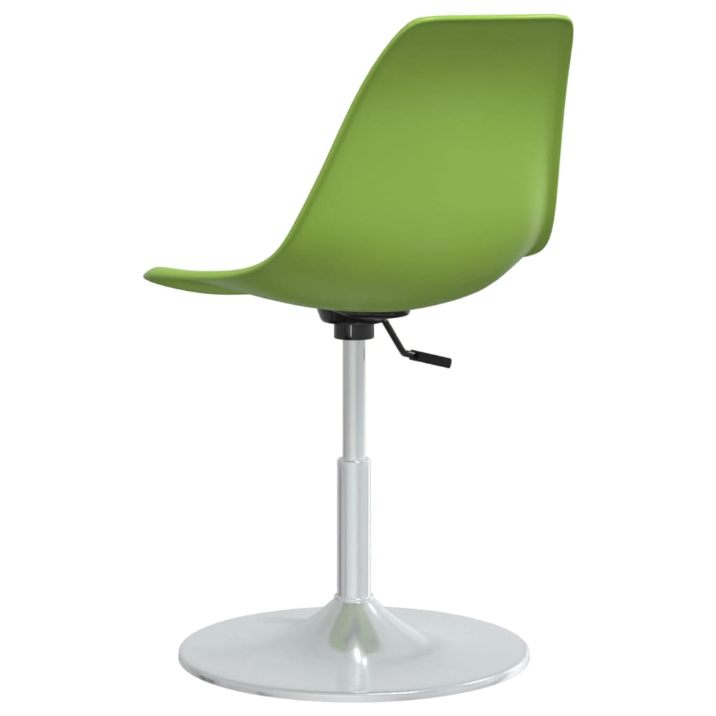 vidaXL Swivel Dining Chairs 4 pcs Green PP