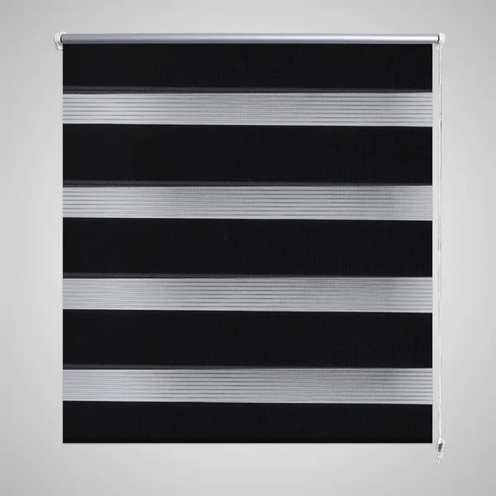 vidaXL Zebra Blind 80 x 175 cm Black at Willow and Wine!