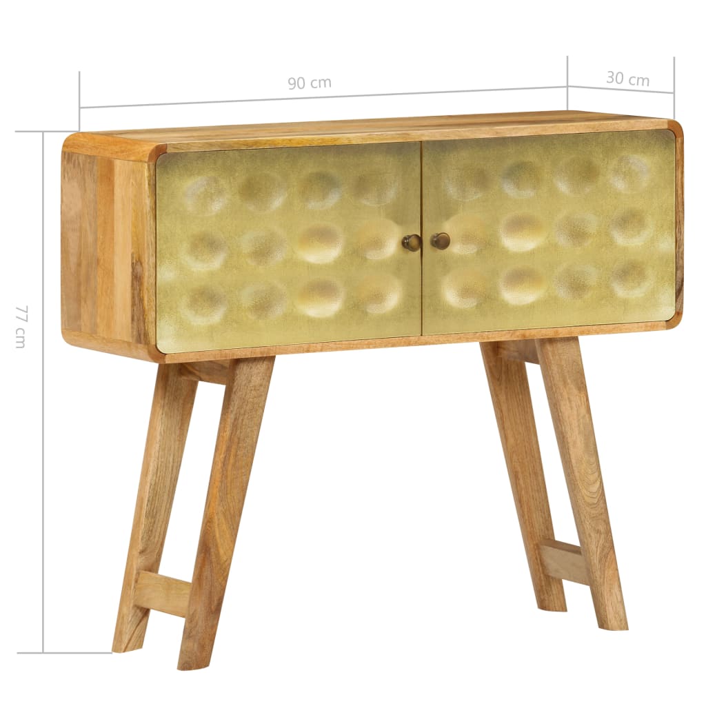 sideboard-solid-mango-wood-90x30x77-cm At Willow and Wine