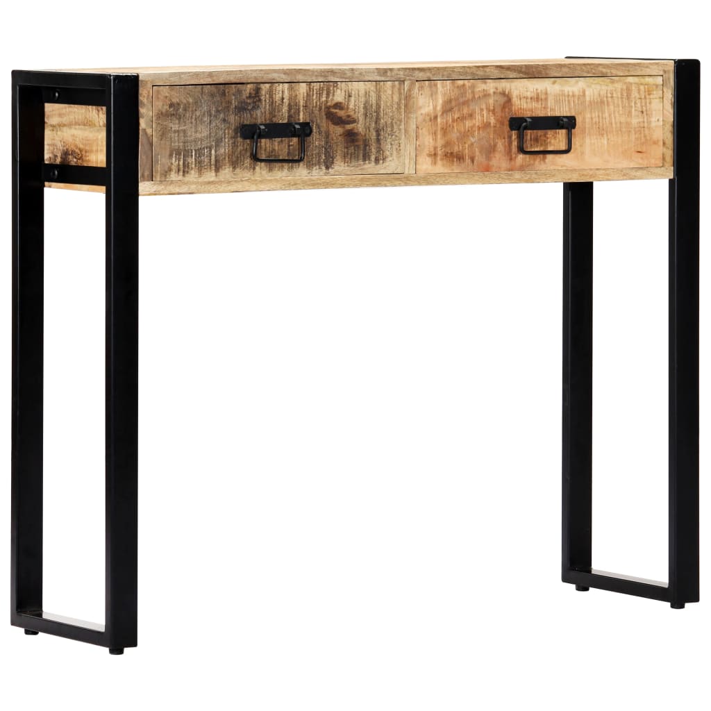 vidaXL Console Table 90x30x75 cm Solid Mango Wood at Willow and Wine!