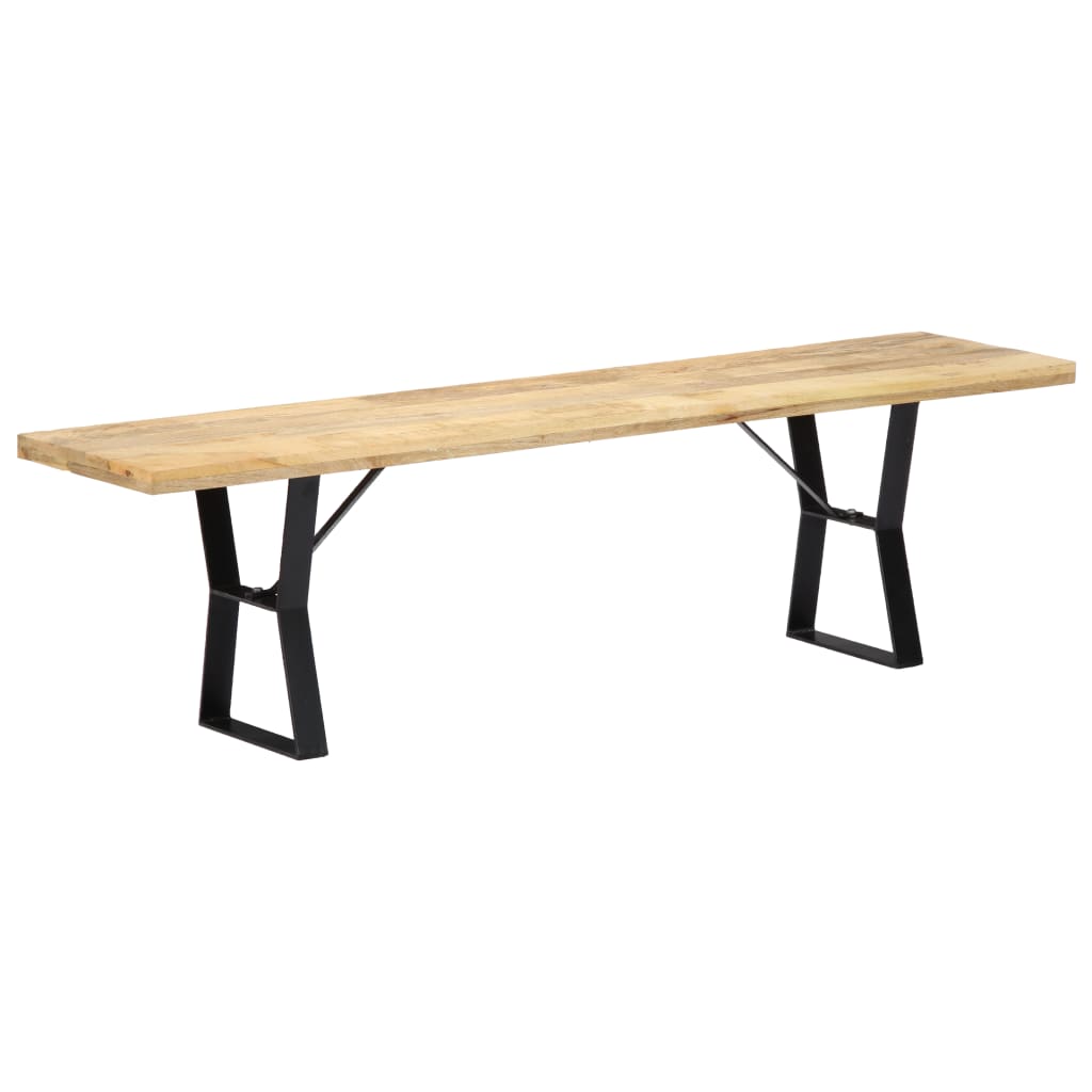 bench-110-cm-solid-mango-wood At Willow and Wine