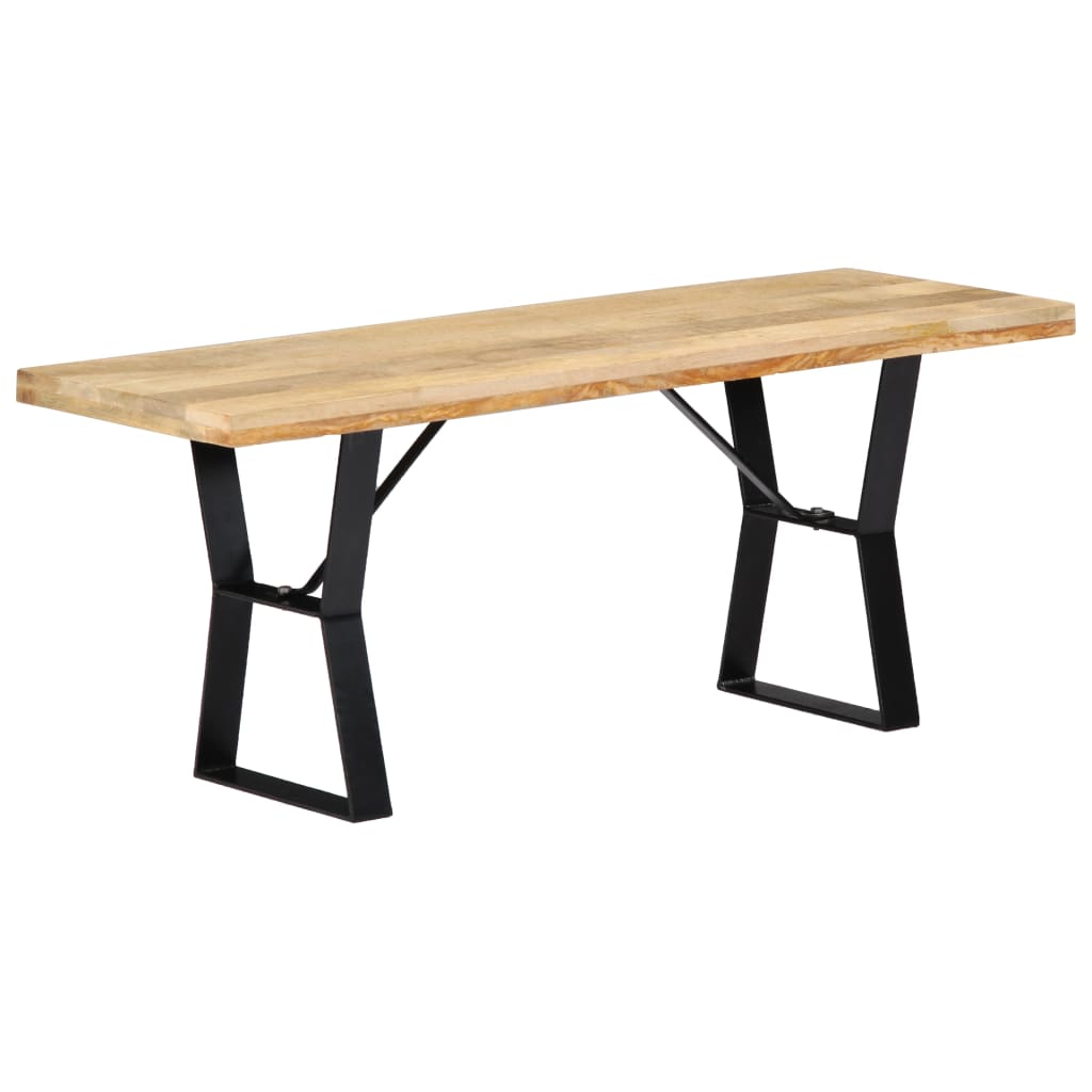 bench-110-cm-solid-mango-wood At Willow and Wine