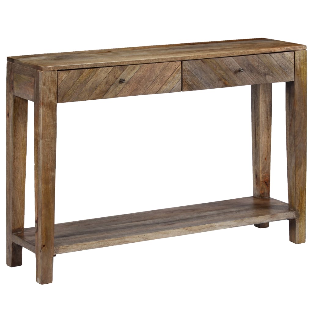 console-table-solid-wood-vintage-118x30x80-cm At Willow and Wine