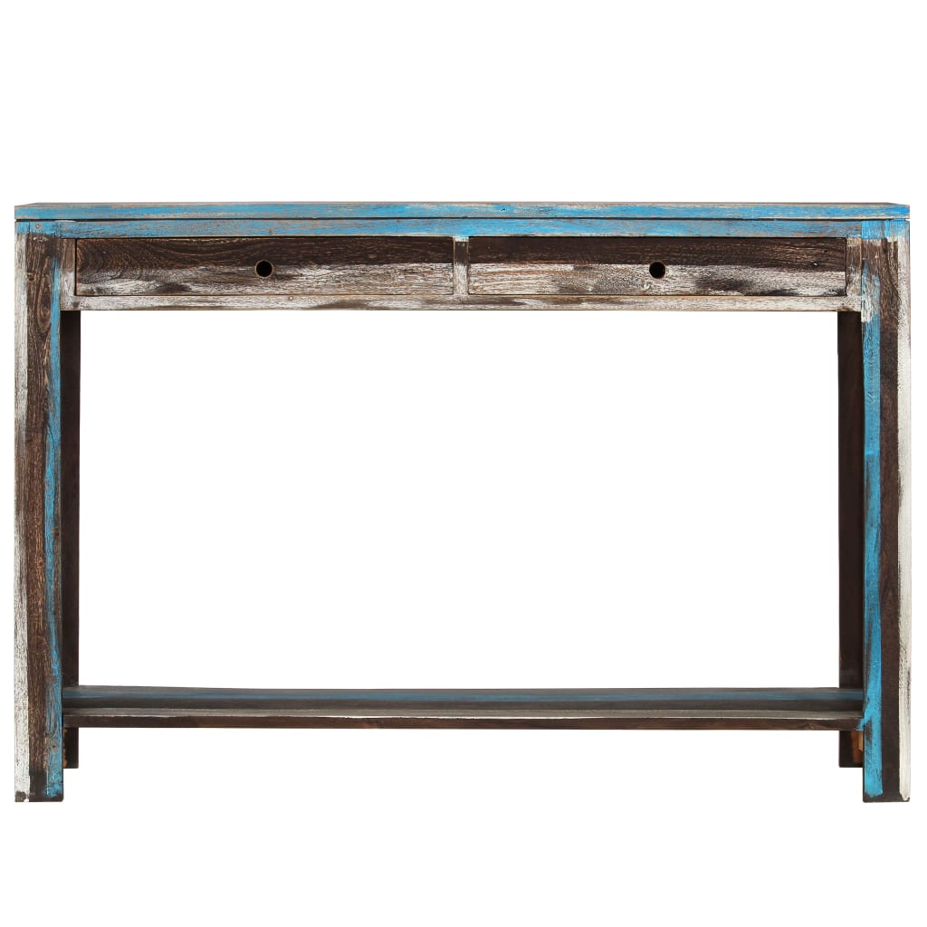 console-table-solid-wood-vintage-118x30x80-cm At Willow and Wine